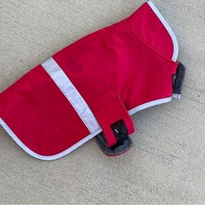 LANDS’ END doggie coat red small